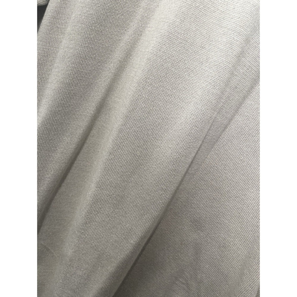 Pronto Uomo 100% Silk Beige Shirt Short Sleeve Unisex Size XL Minimalist Vintage - Picture 3 of 8